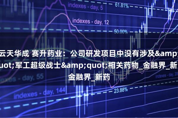 云天华成 赛升药业：公司研发项目中没有涉及"军工超级战士"相关药物_金融界_新药
