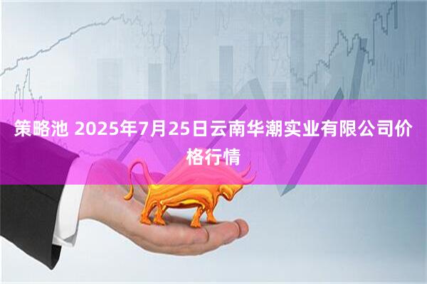 策略池 2025年7月25日云南华潮实业有限公司价格行情